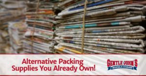Alternative Packing Supplies You Already Own