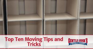 Top Ten Moving Tips and Tricks